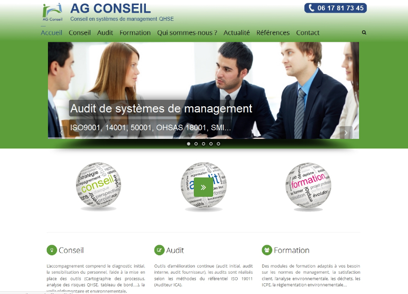 ag-conseil Audit Formation conseil qualité Iso9001 Toulon, Nice, Marseille