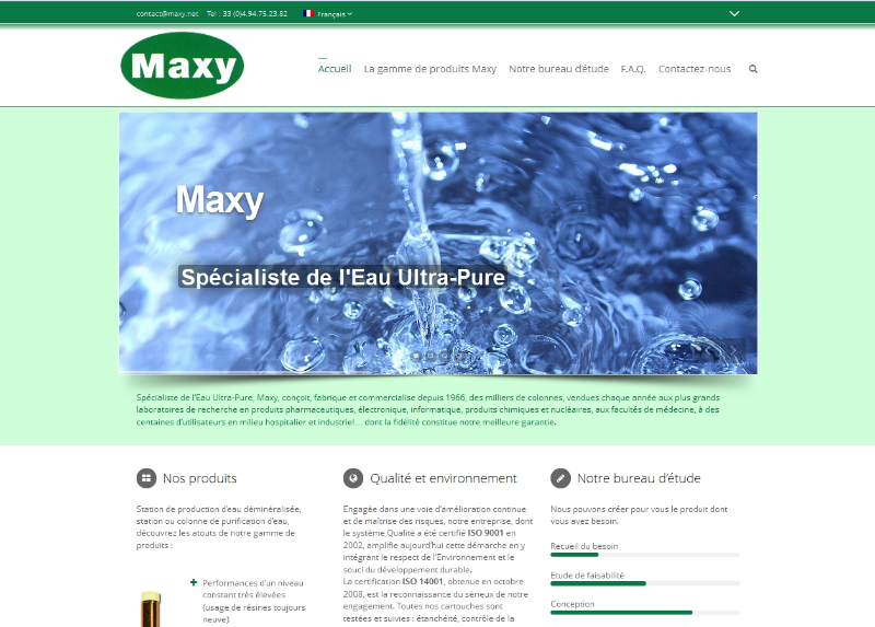 maxy-expert en eau pure