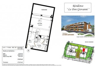 Appartement de standing à vendre à Carqueiranne (Var) - ref 8_1