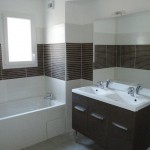 Photo des salles de bain des appartements neufs de la résidence la Palmeraie à Toulon (83)
