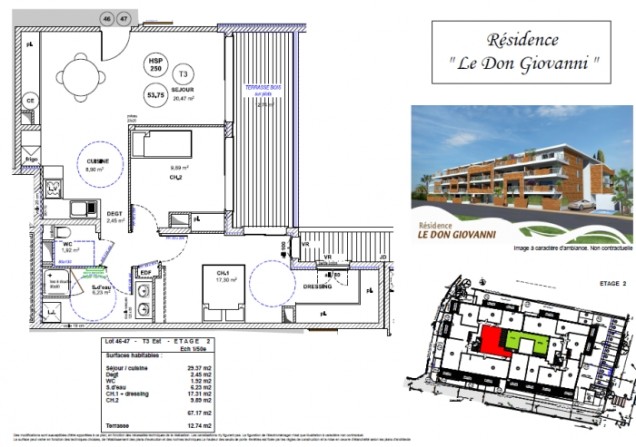 46-47 appartement standing carqueiranne var 3 pièces proche port et centre village